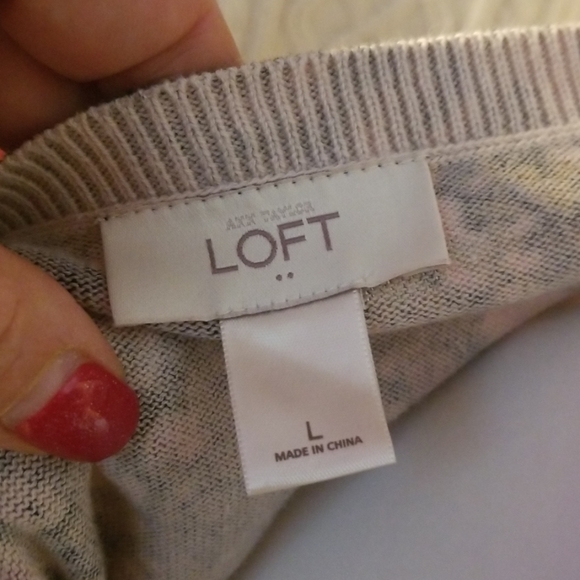 Black floral print sweater - Picture 4 of 5